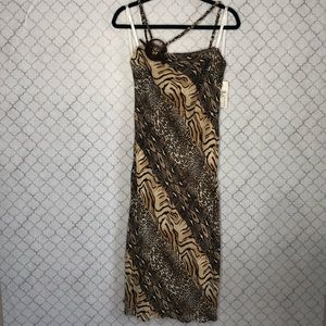 NWT Joseph Ribkoff size 10 animal print dress